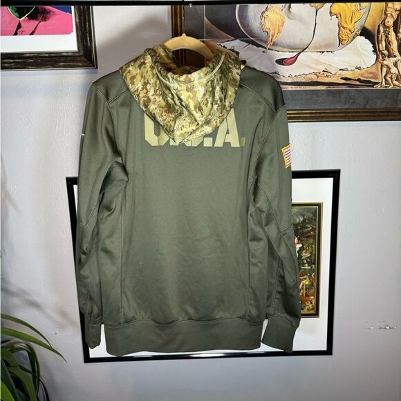 Minnesota Vikings Salute to Service on Field Nike Hoodie - Picture 2 of 8